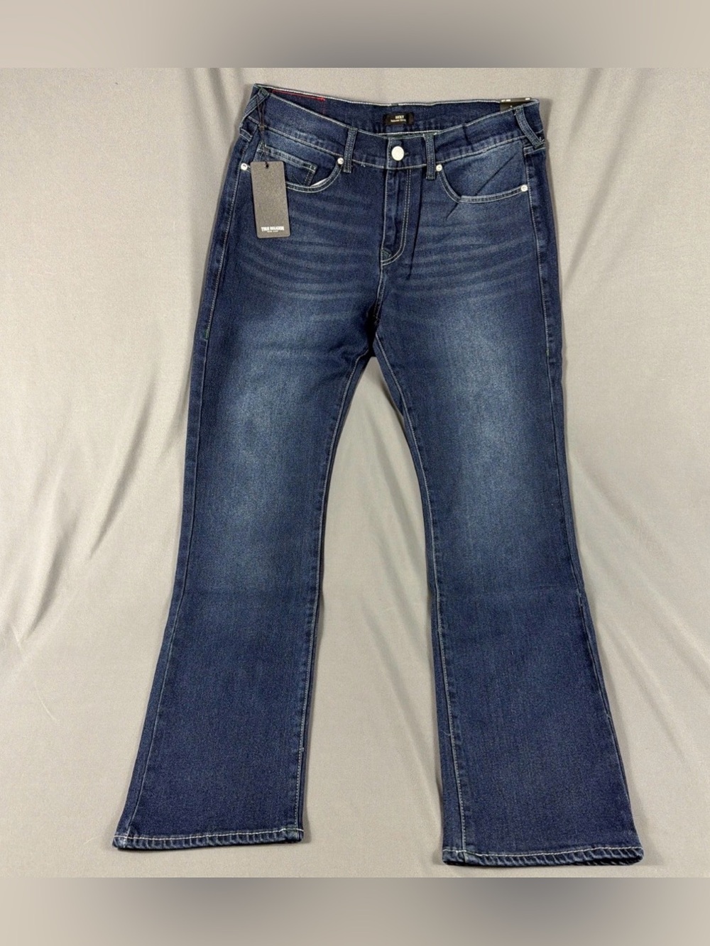 True Religion Jeans Ricky SN Flap Straight 34 x 34 Light Wintergreen MSRP $164